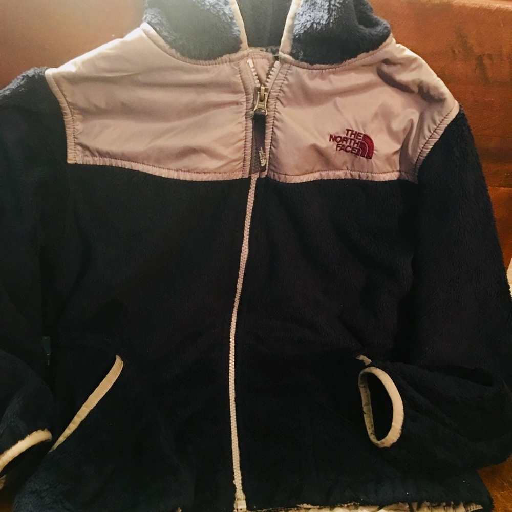 North Face hooded Fleece SZ girls large 14/16